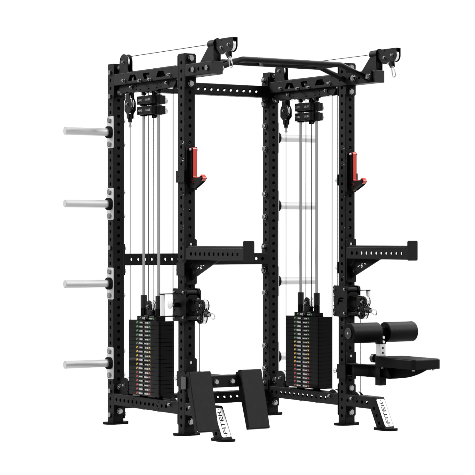 Simplifill Dual Rack FITEK CR1100A Compact Dual Pulley Power Rack (2x142.5kg)