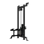 FITEK freestanding cable pulley station featuring a robust straight base and 142.5kg weight stack