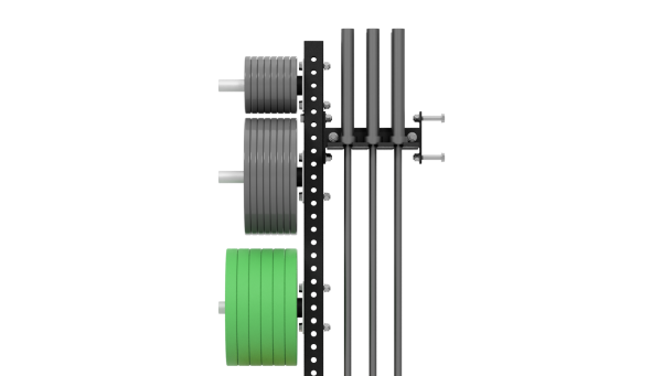 Maximize Your Gym Space: The Ultimate Wall-Mounted Plate & Barbell Storage (Fully Customizable)