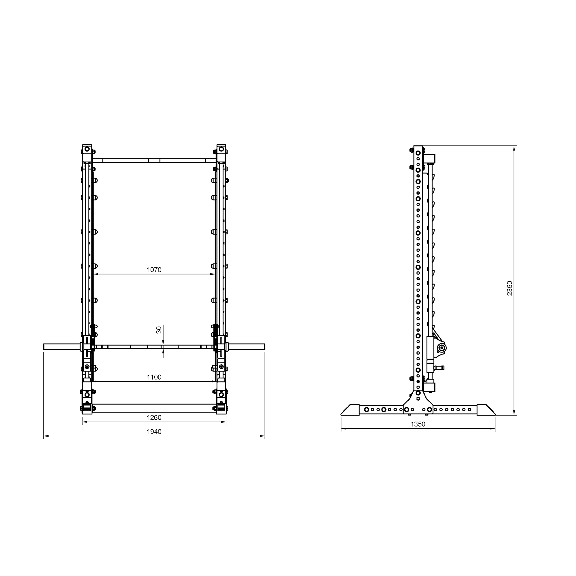 Smith Machine C1 Size