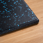 15mm EPDM Gym Mats Blue Flecks