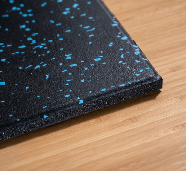 15mm EPDM Gym Mats Blue Flecks