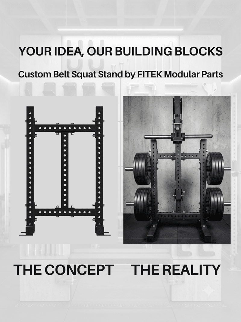 Custom Belt Squat Stand Concept vs Reality