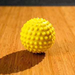 spiky massage ball yellow