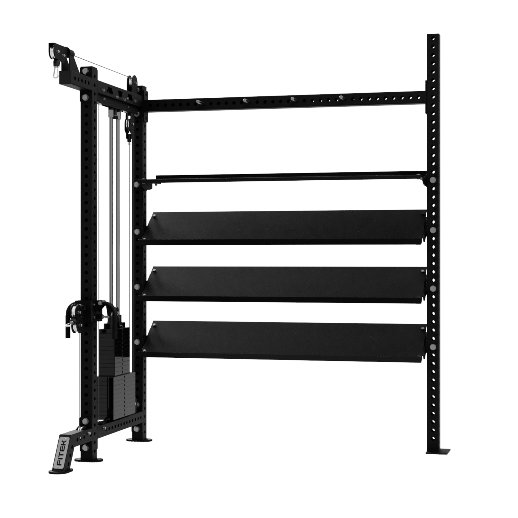 FITEK cable pulley machine with storage side profile