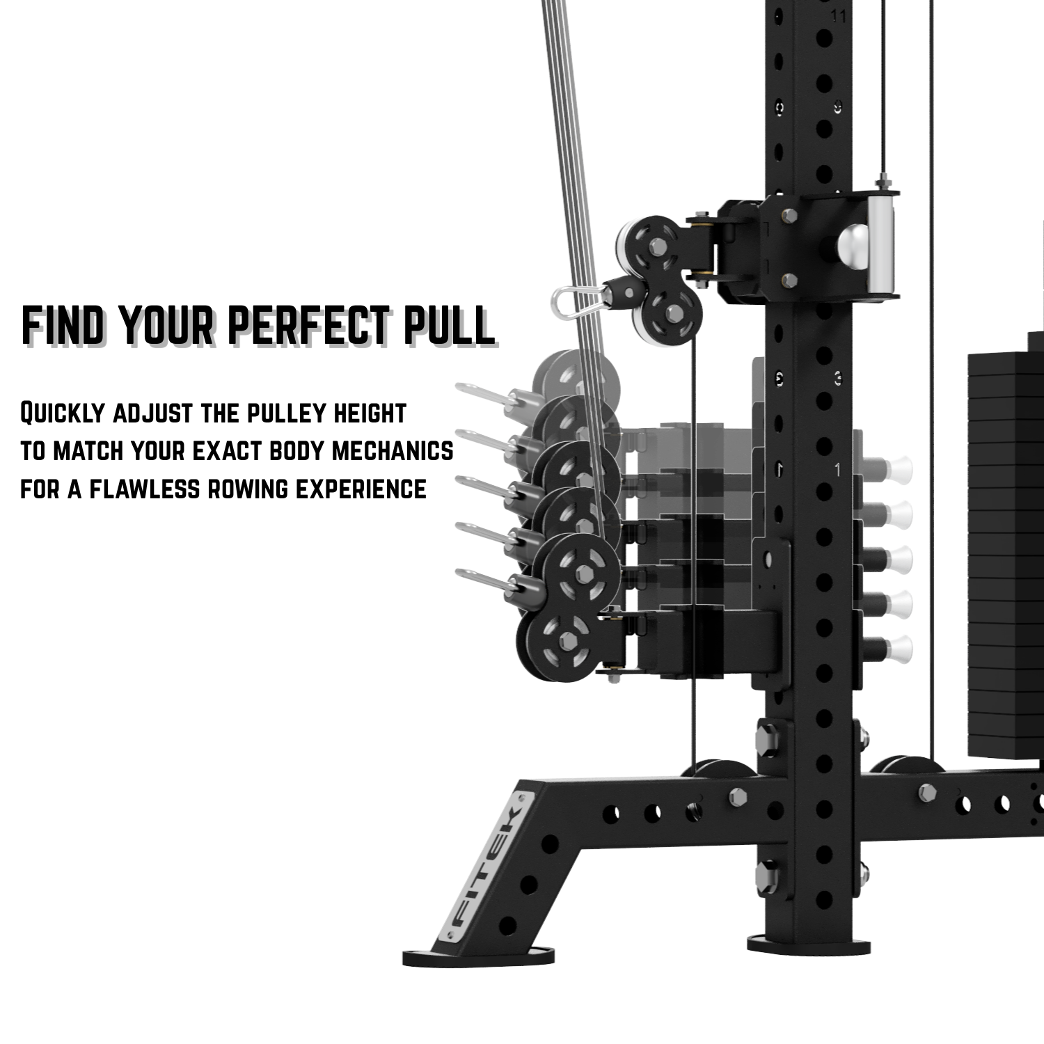 FITEK Pulley Ratio Converter Adjustable Height Positions