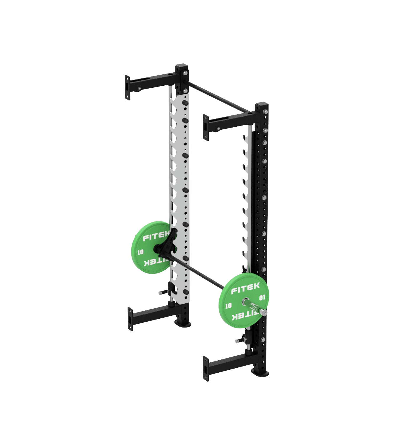 FITEK Smith machine add-on attachment upgrading an existing power rack